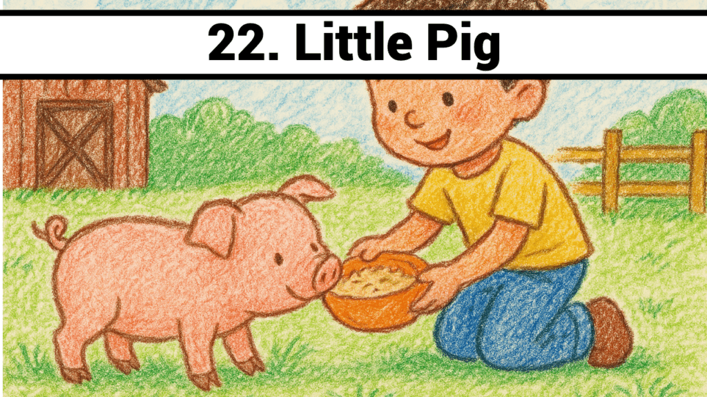 40 5-Finger Pieces for Piano-Little Pig