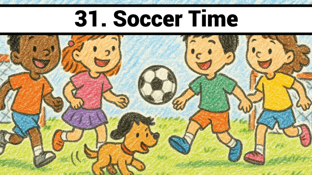 40 5-Finger Pieces for Piano-Soccer Time