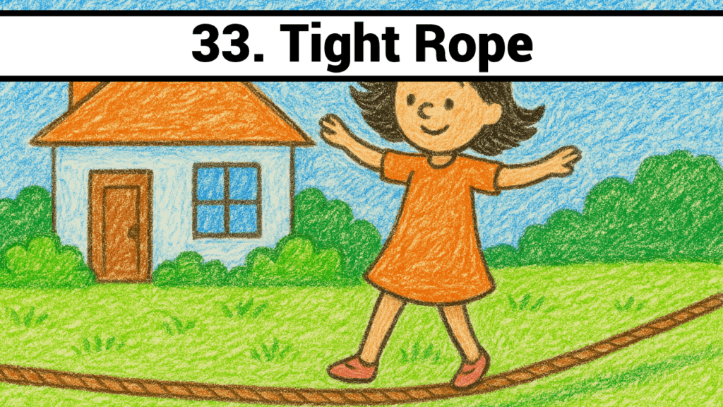 40 5-Finger Pieces for Piano-Tight Rope