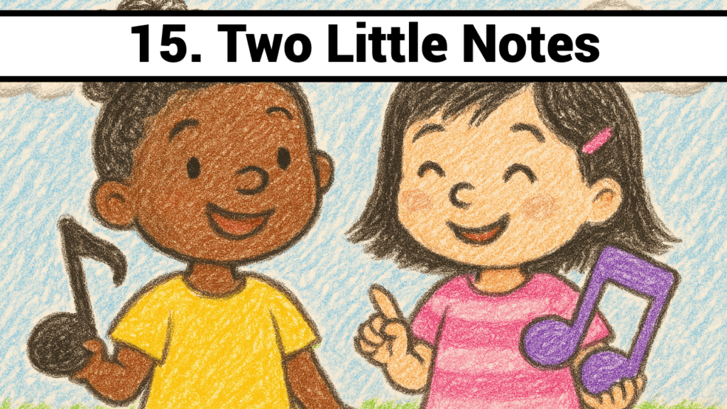 40 5-Finger Pieces for Piano-Two Little Notes