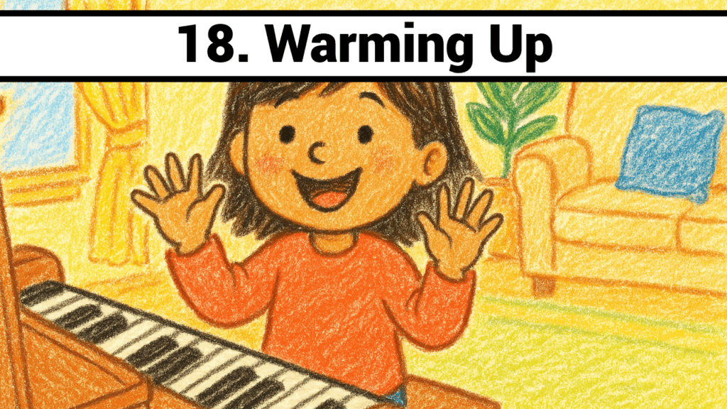 40 5-Finger Pieces for Piano-Warming Up